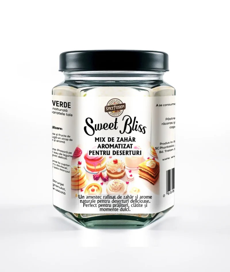 Sweet Bliss - Mix de Zahăr Aromatizat pentru Deserturi